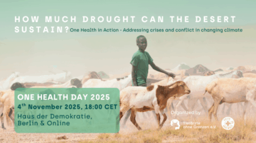 The One Health Day event will be held in German and English both in Berlin and online via Zoom