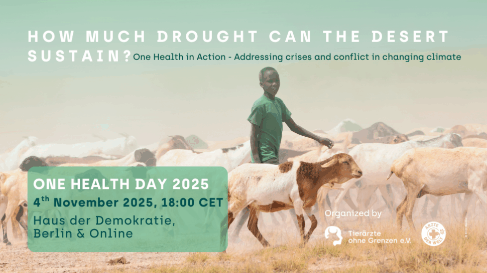 The One Health Day event will be held in German and English both in Berlin and online via Zoom
